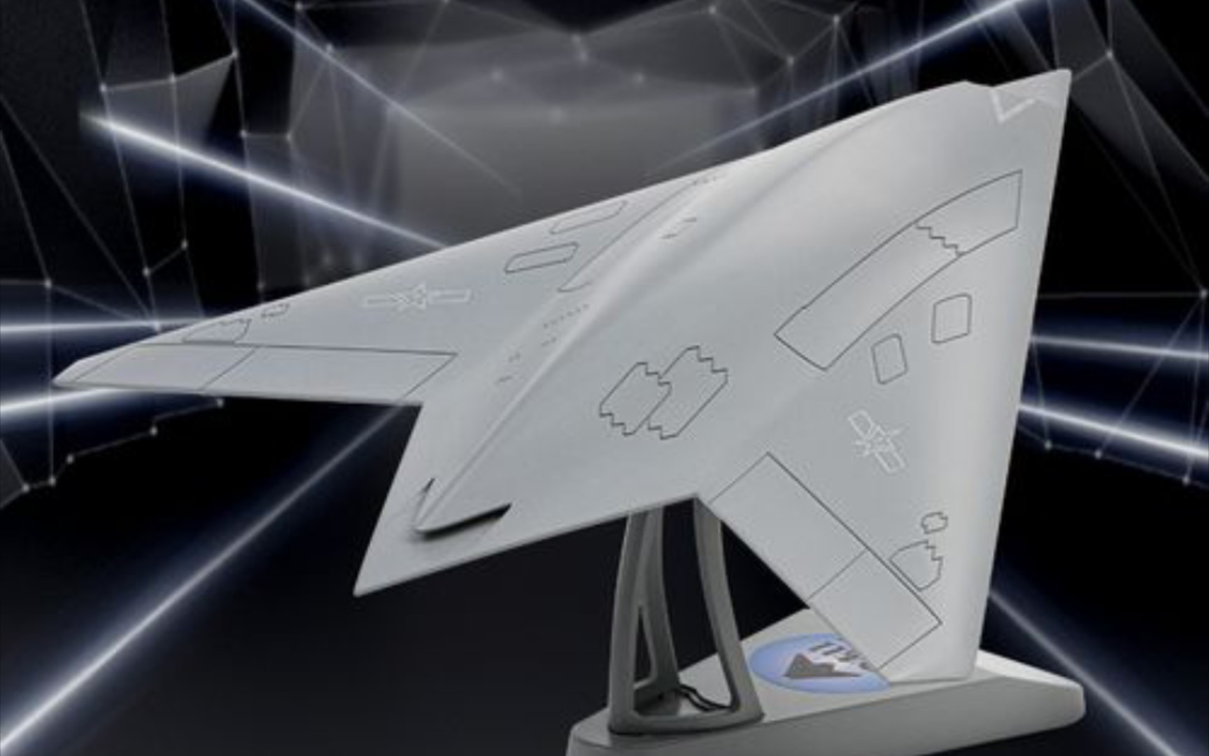 【折纸教程】中国攻击11无人机(原创),一张方形纸纯折不剪裁.