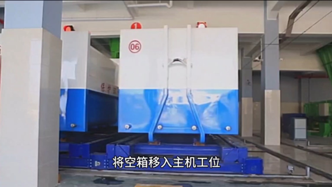 分体式垃圾压缩中转站 一机两箱 日处理180吨左右