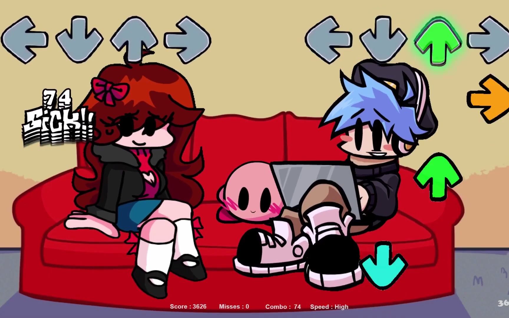 [图]【FNF】VS Chill Sofa - BF and GF