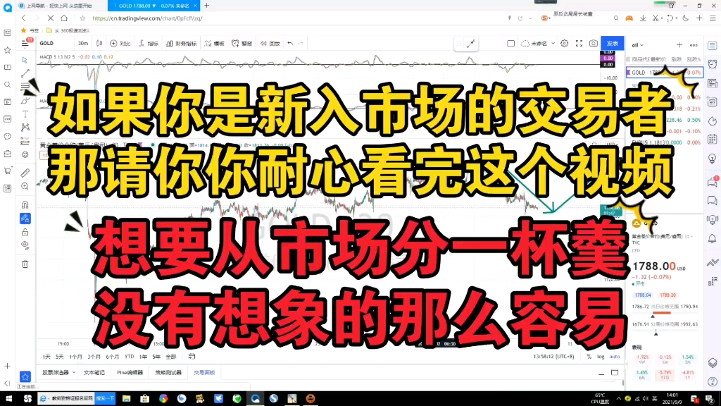 作为9年稳定盈利的散户经验分享——想要长存于市场,那请你耐心看完这个视频,视频比较长,但都是肺腑之言.希望可以帮你少走弯路,多敲警钟哔哩哔...