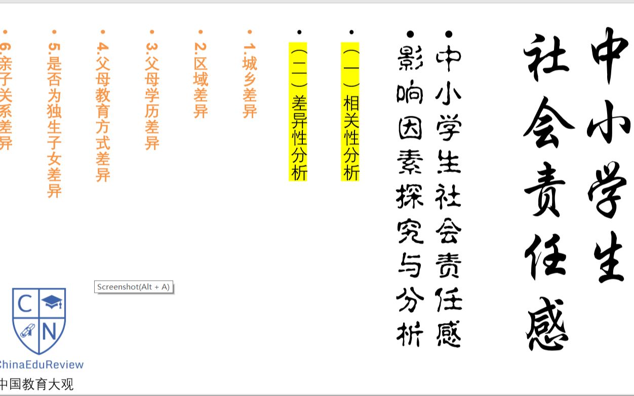 中国教育大观 第三期 第十话 中小学生社会责任感哔哩哔哩bilibili