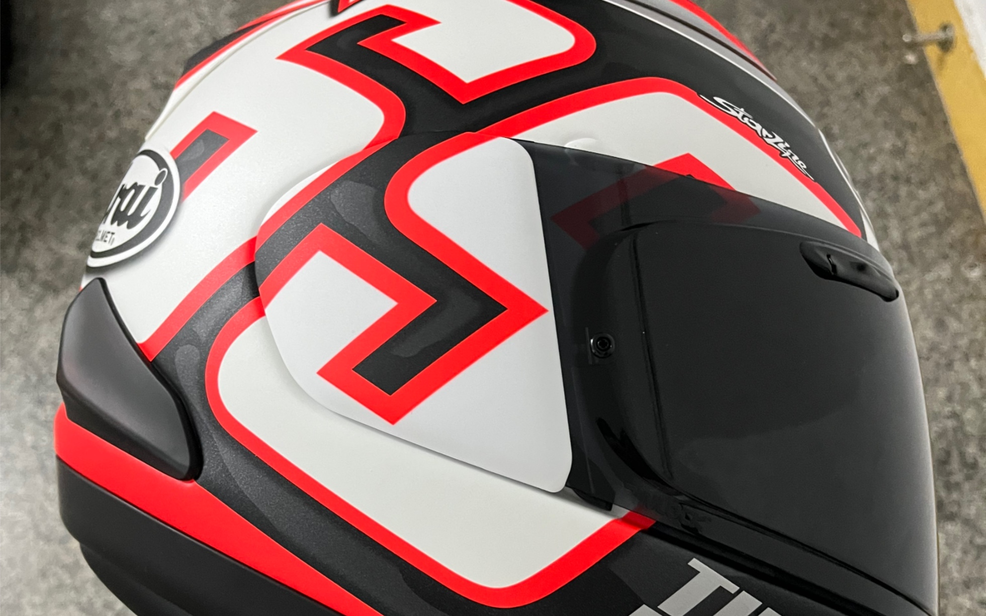 arai rx7x到货,没白等一个多月