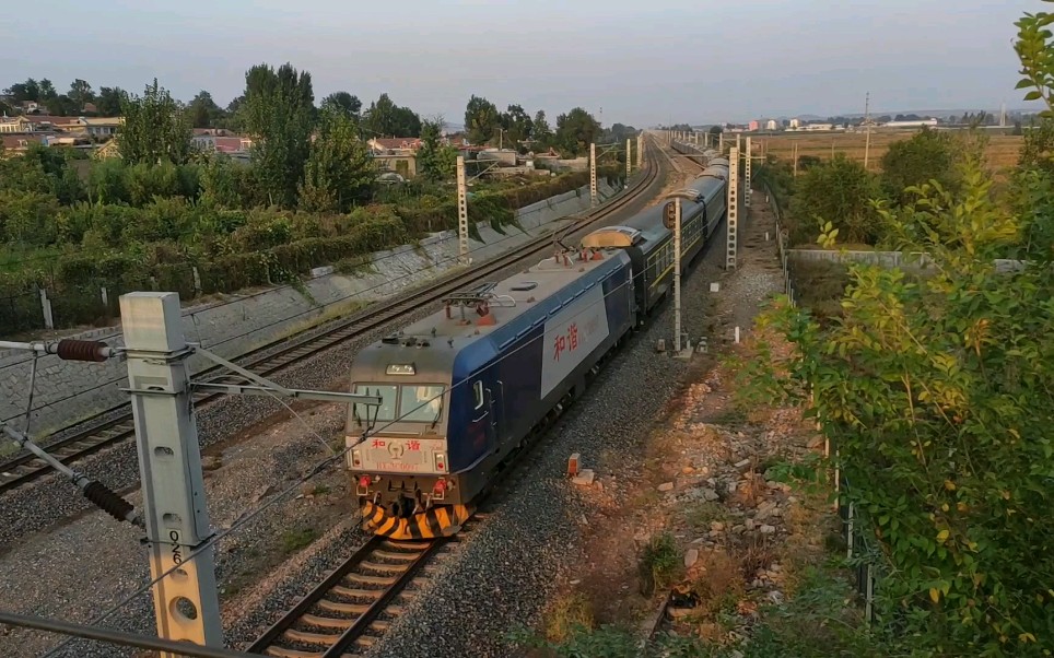 铁路蓝烟铁路客车k1130莱阳站接近