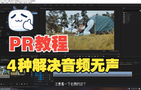 PR软件 导入视频没有声音的4种解决方法哔哩哔哩bilibili