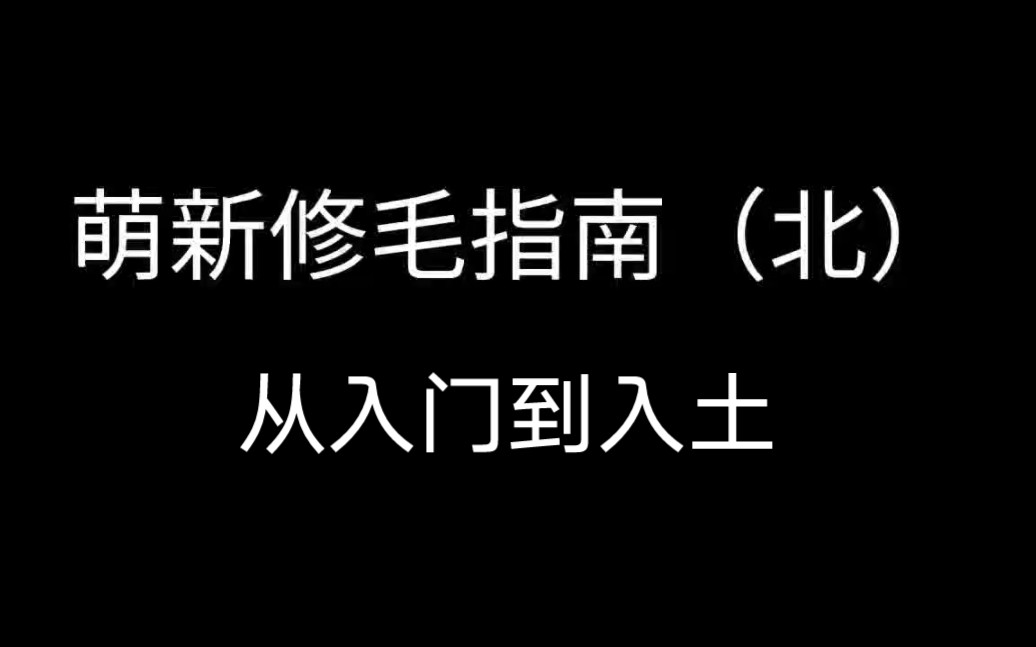 [图]【萌新修毛/cos假毛】修毛从入门到入土——入门级指南①