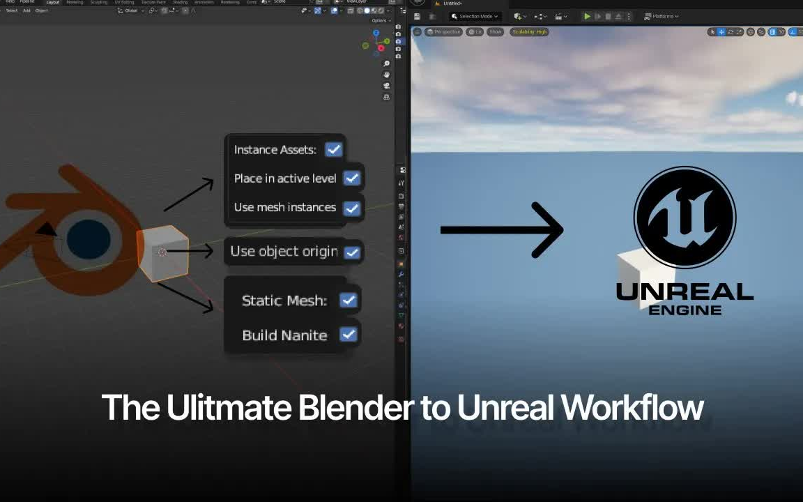  send to unreal send2ue ue 