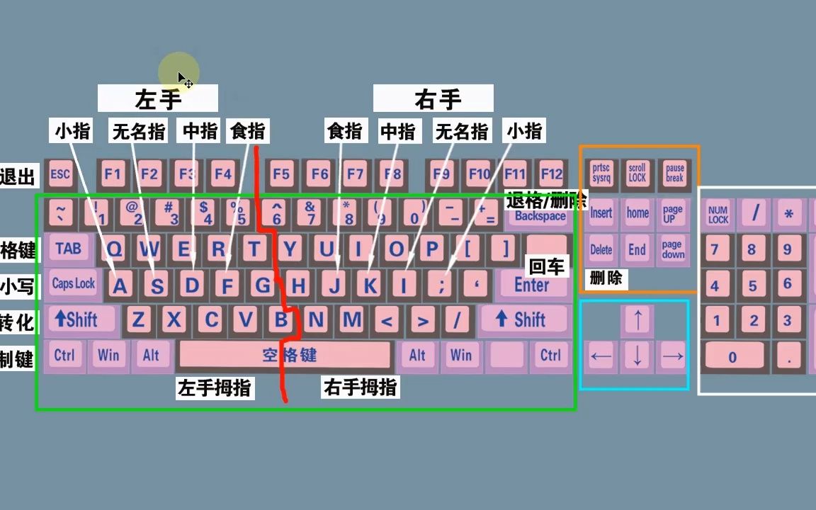 零基礎快速學拼音學五筆打字教程,鍵盤打字快速入門