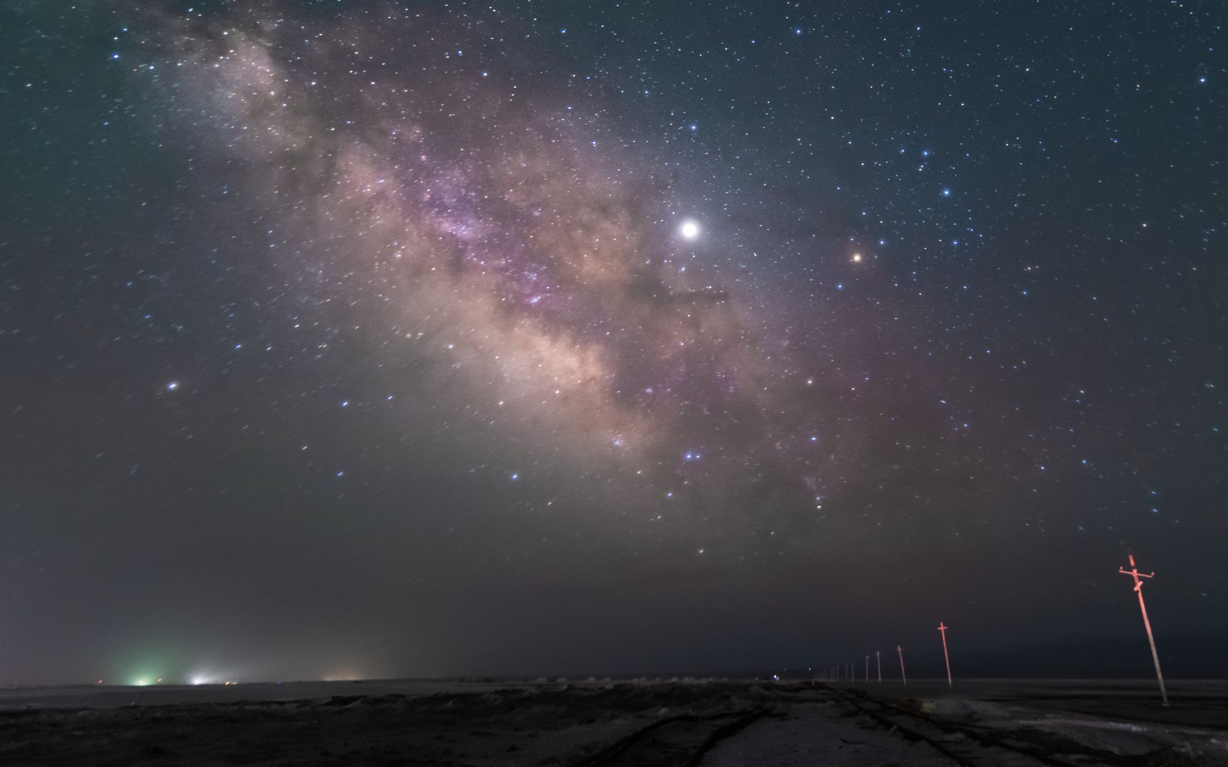 [图]中国星空青海茶卡盐湖~