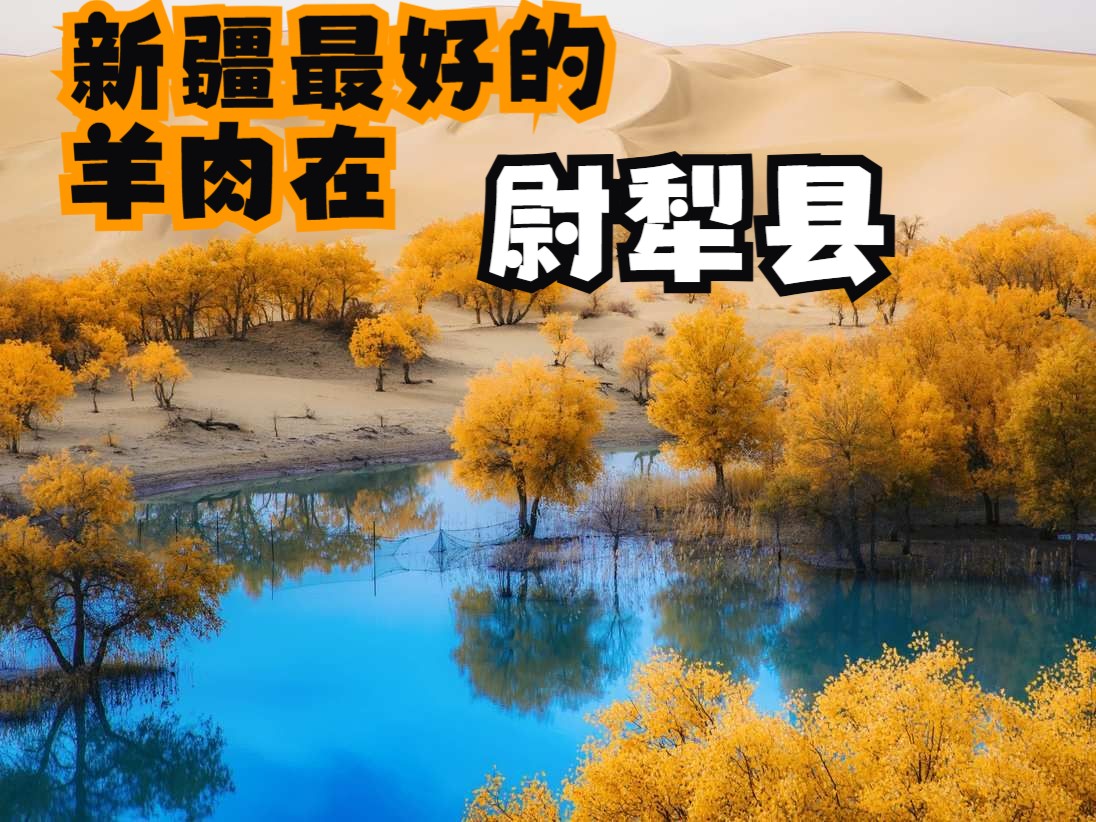 新疆巴音郭楞蒙古自治州尉犁县 218国道风景