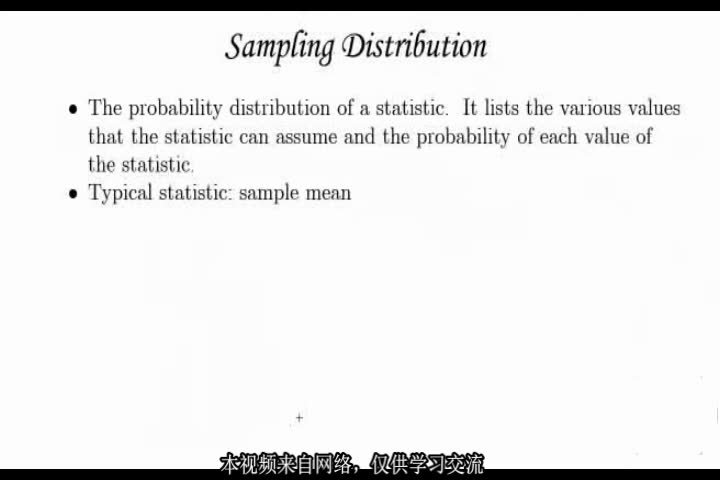 橙哲学堂美国AP统计第35章抽样分布(总体和抽样分布)合集哔哩哔哩bilibili