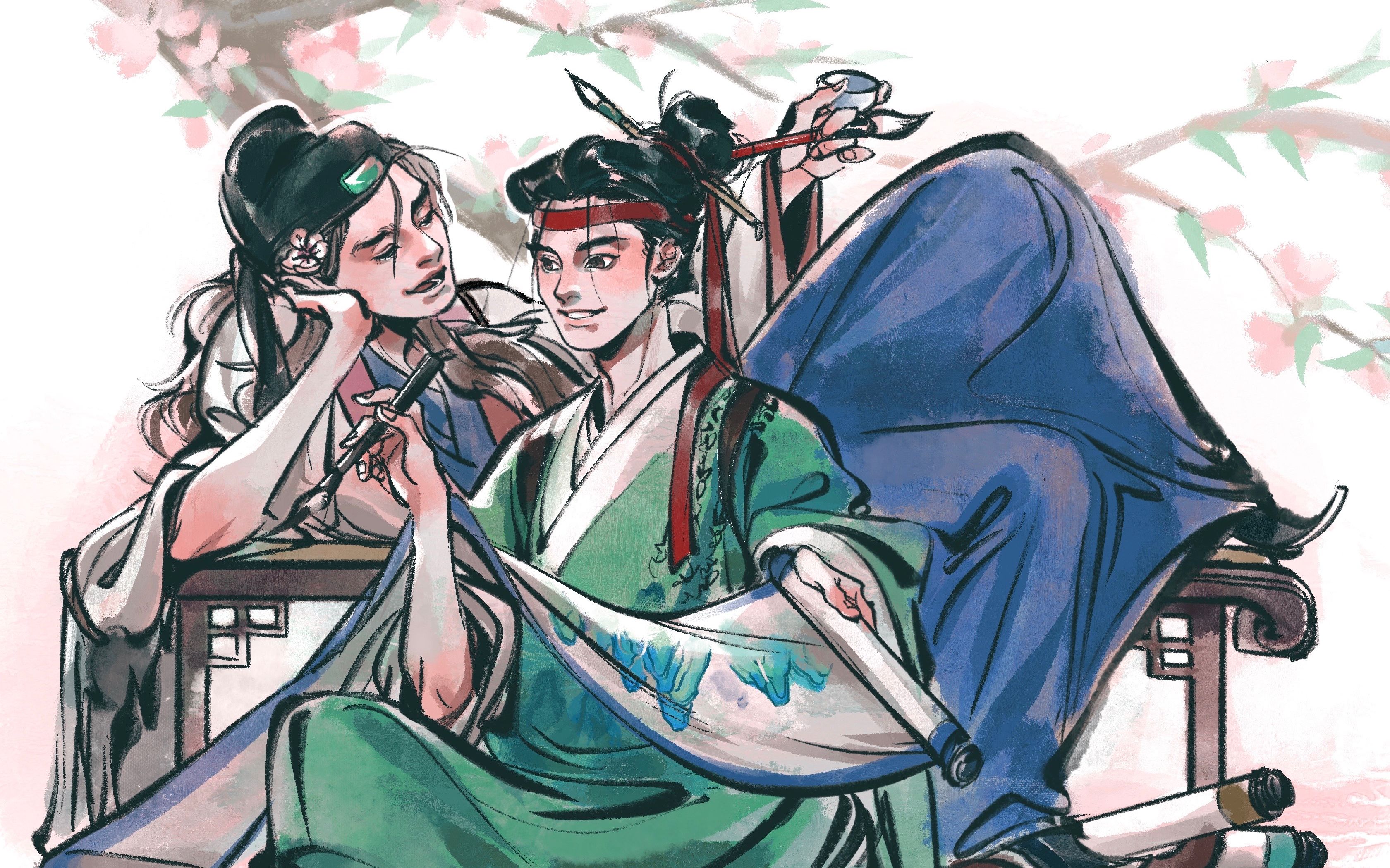 【江南百景图】唐伯虎|沈周