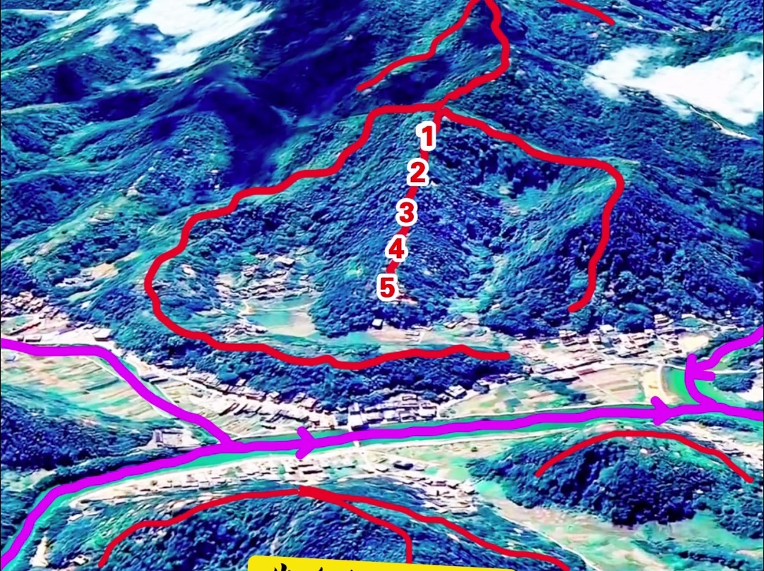 「白虎过堂」顺水局和逆水局,右水倒左出水口,欢迎投稿堪舆山水照片.堪舆寻龙点穴风水环境布局篇,玄学山水环境哔哩哔哩bilibili