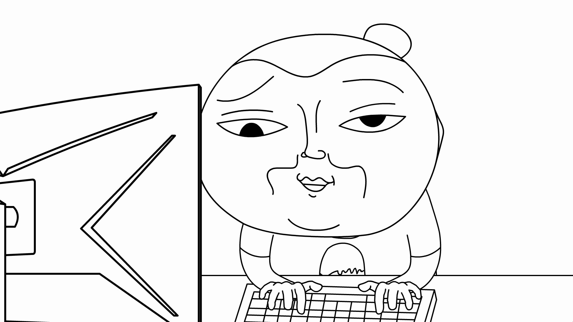 现实中也是个人物 我是无敌键盘侠 谁敢跟我碰一碰