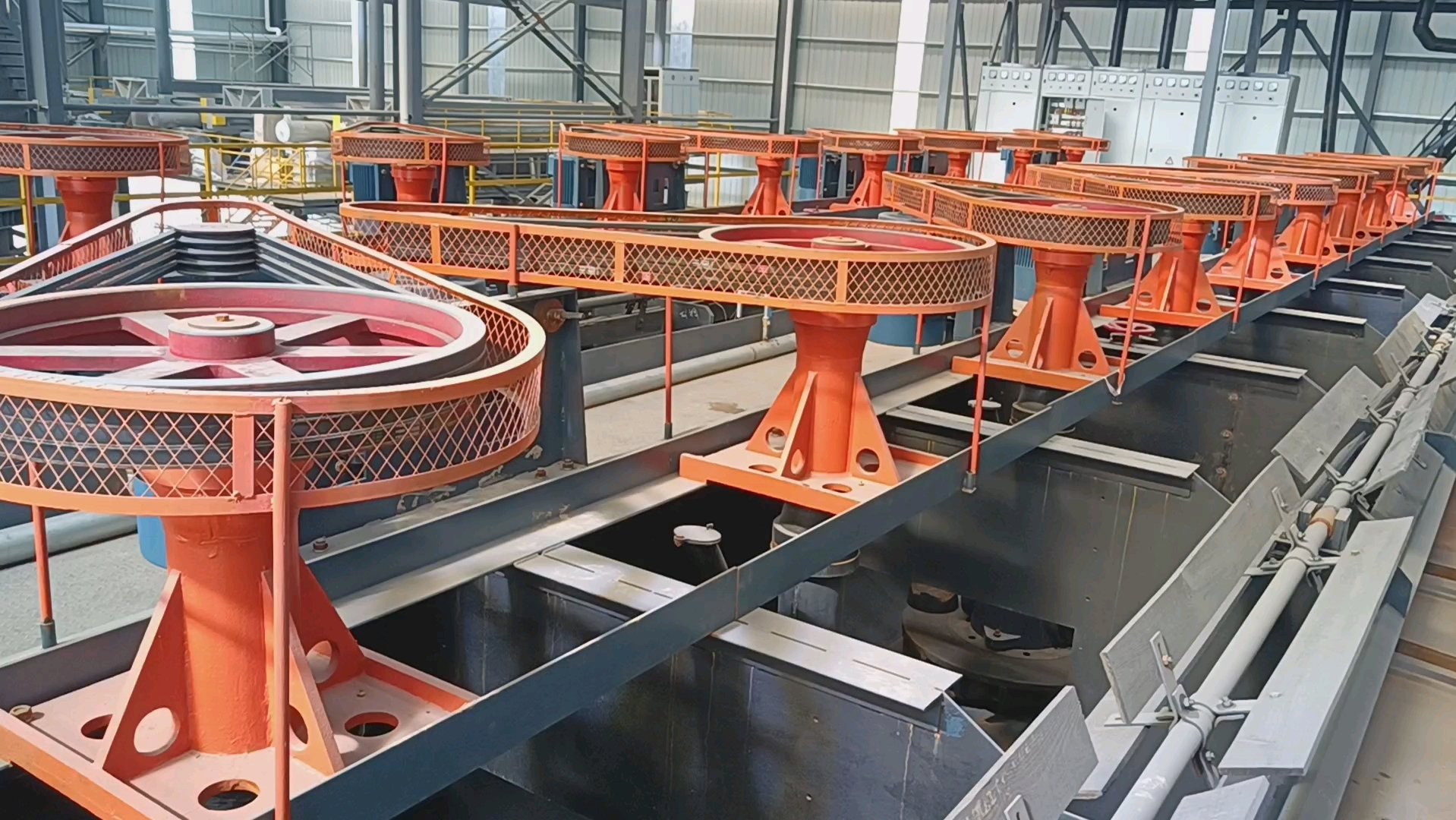 锂矿浮选机现场安装