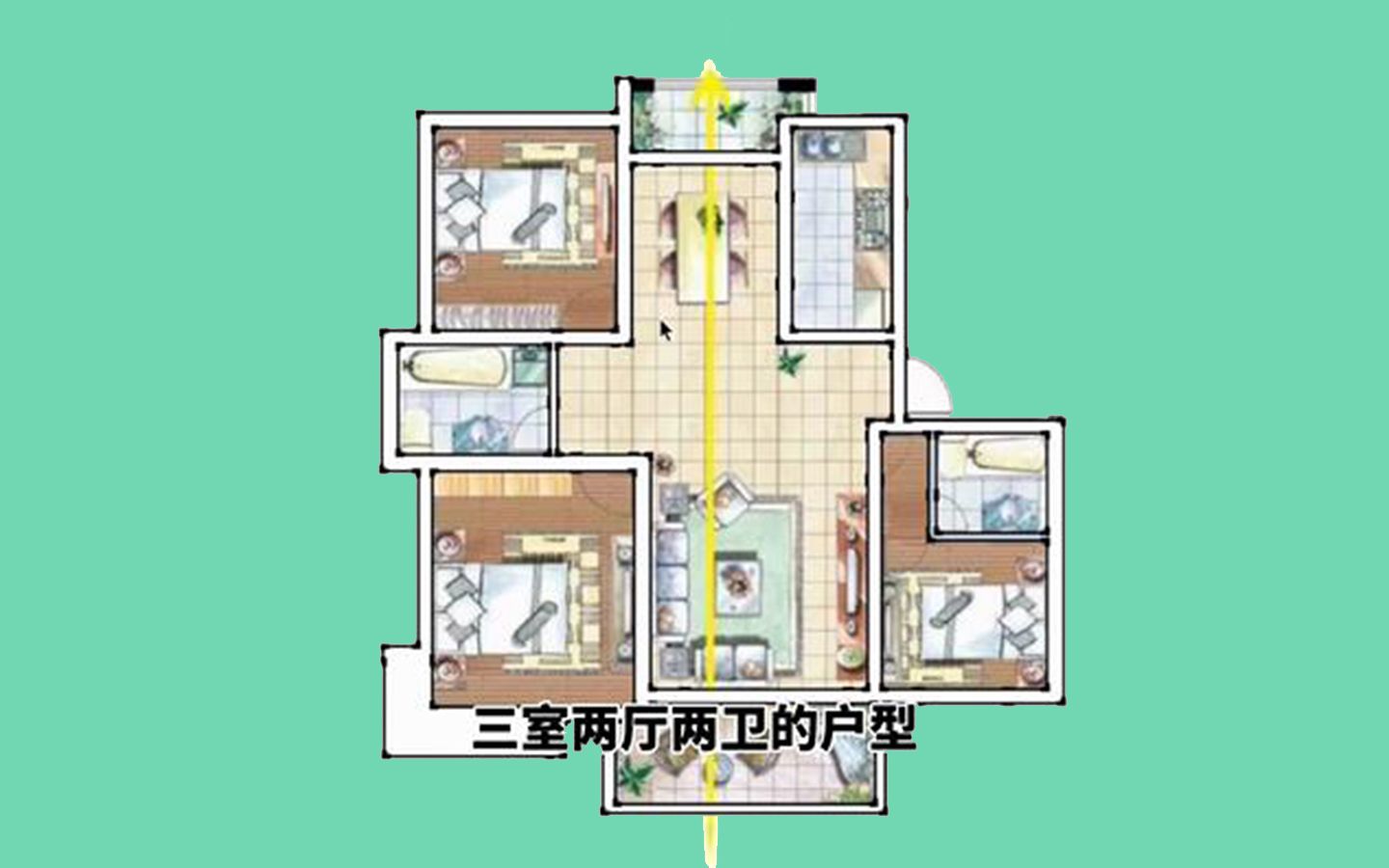 这种户型主卧问题严重,影响家人健康,置业顾问才不会告诉你哔哩哔哩bilibili