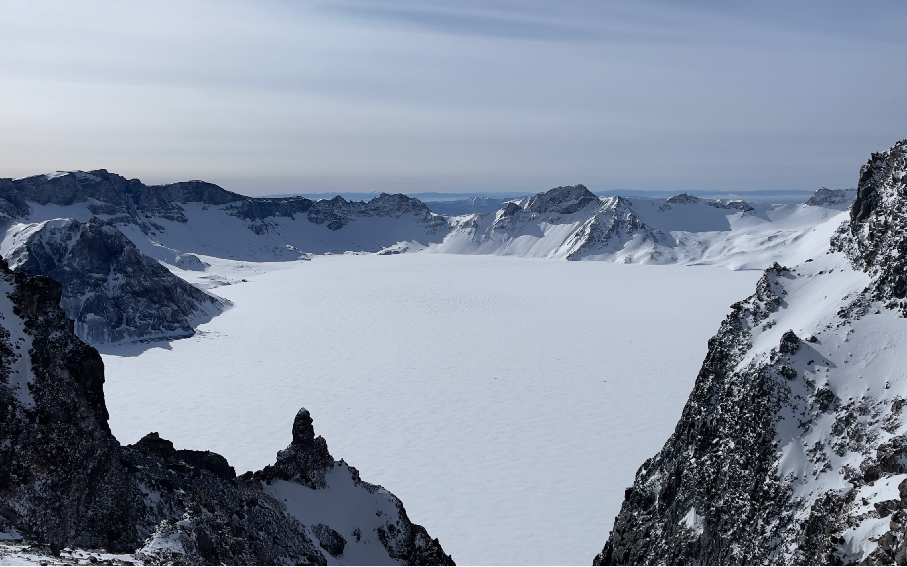 2022年2月3日长白山天池