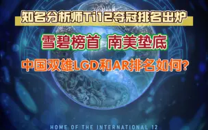 Download Video: 国外知名分析师Ti12夺冠排名出炉，雪碧榜首、南美垫底，中国双雄LGD和AR排名如何？