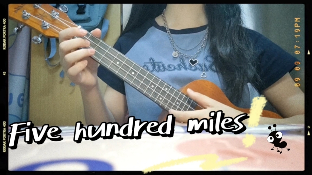 [图]《Five hundred miles》尤克里里指弹   彩蛋丟nian版