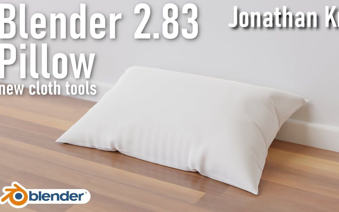 Blender 2.83中的枕头创建[新布料工具] 英文哔哩哔哩bilibili