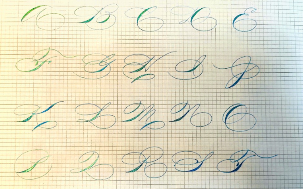 英文op大写字母-基础款