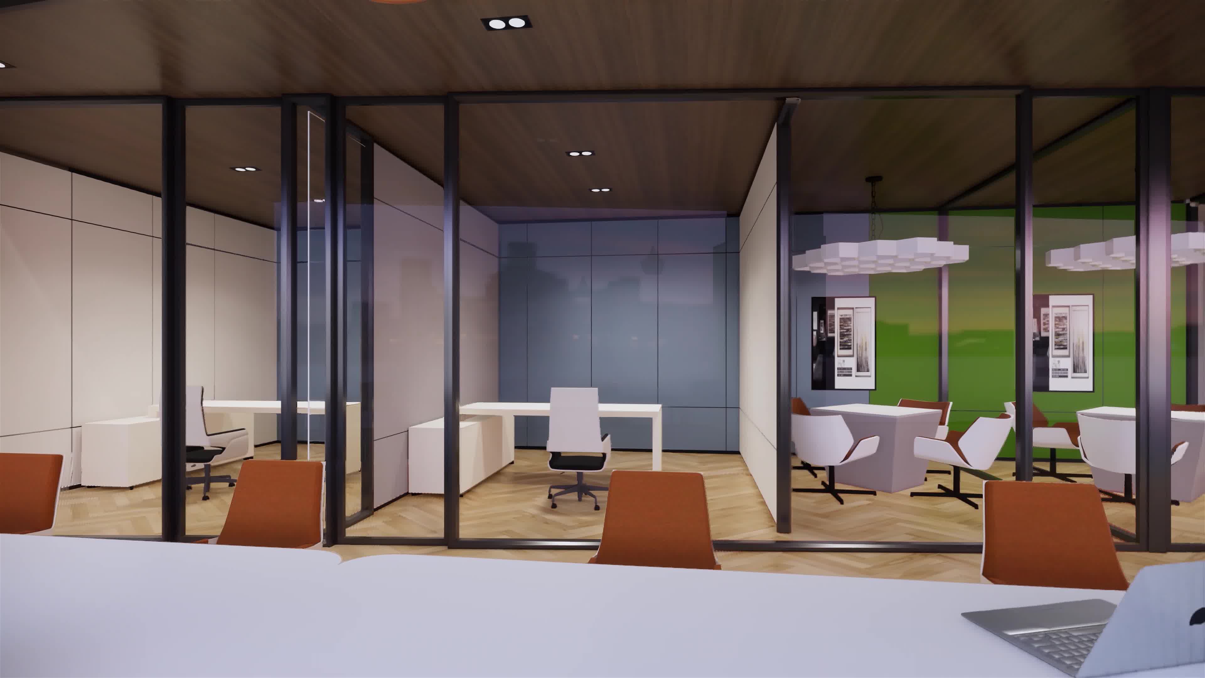 enscape3.1 办公室漫游动画