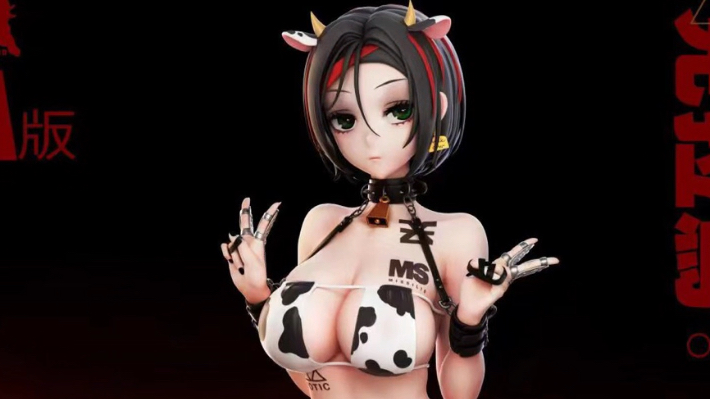 奶牛 克拉乌 手办 gk