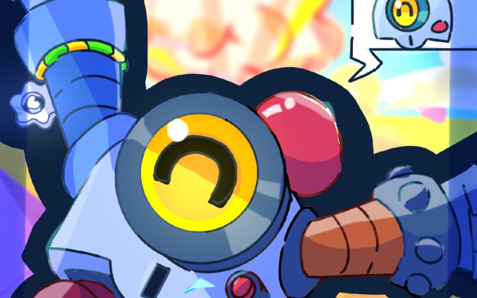 荒野乱斗绘画画一只纳妮