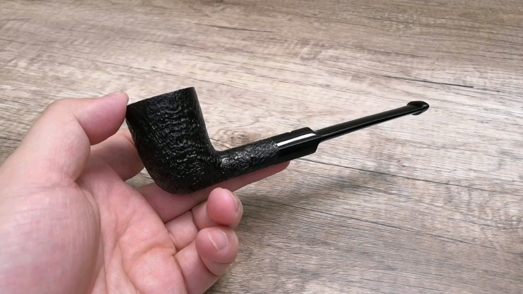 英国登喜路烟斗dunhill shell briar 3205 经典英式都柏林直斗 附带可