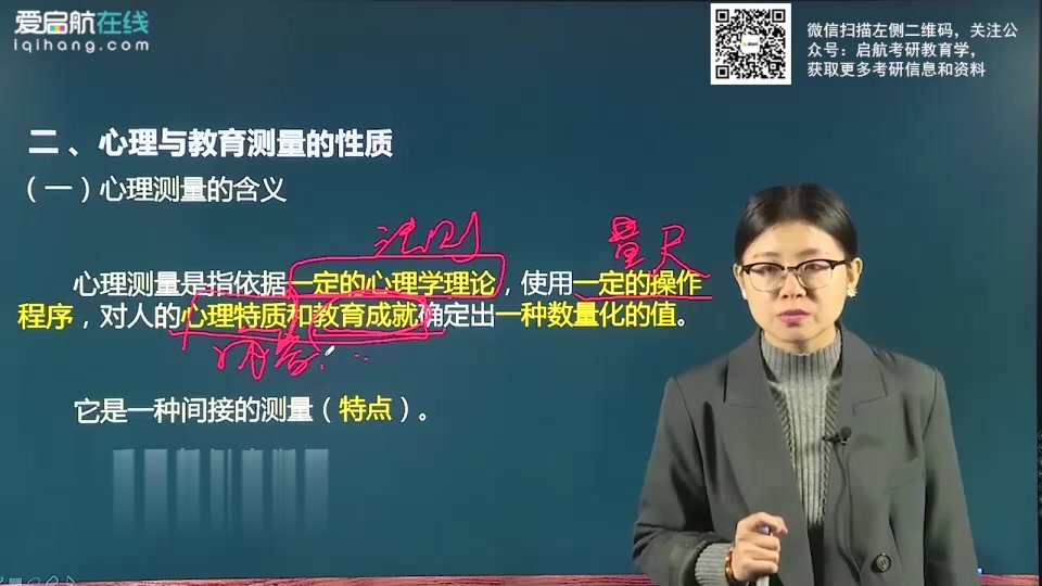 [图]2021年考研心理学心理与教育测量知识精讲基础巩固阶段第一章心理测量概述（下）