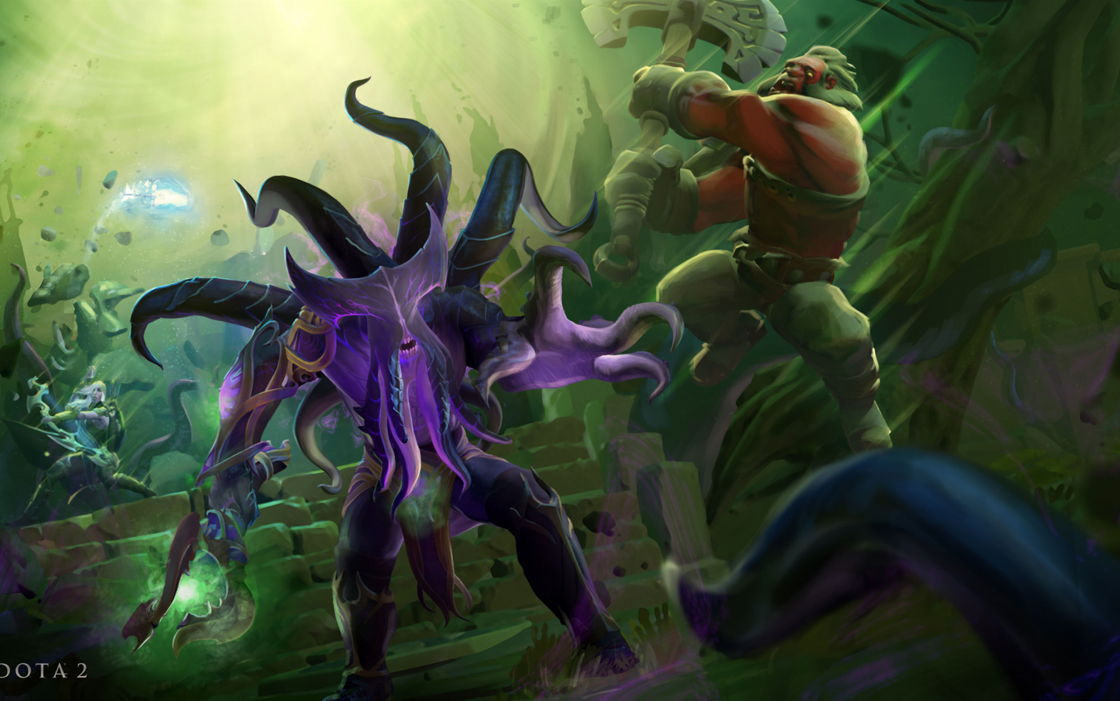 【dota2】2022勇士令状来袭!虚空至宝超维逆族技能展示_dota2