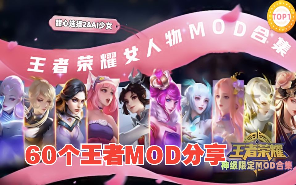 [图]【HS2/甜心选择2/AI少女】全部的60个王者荣耀 人物卡MOD整合