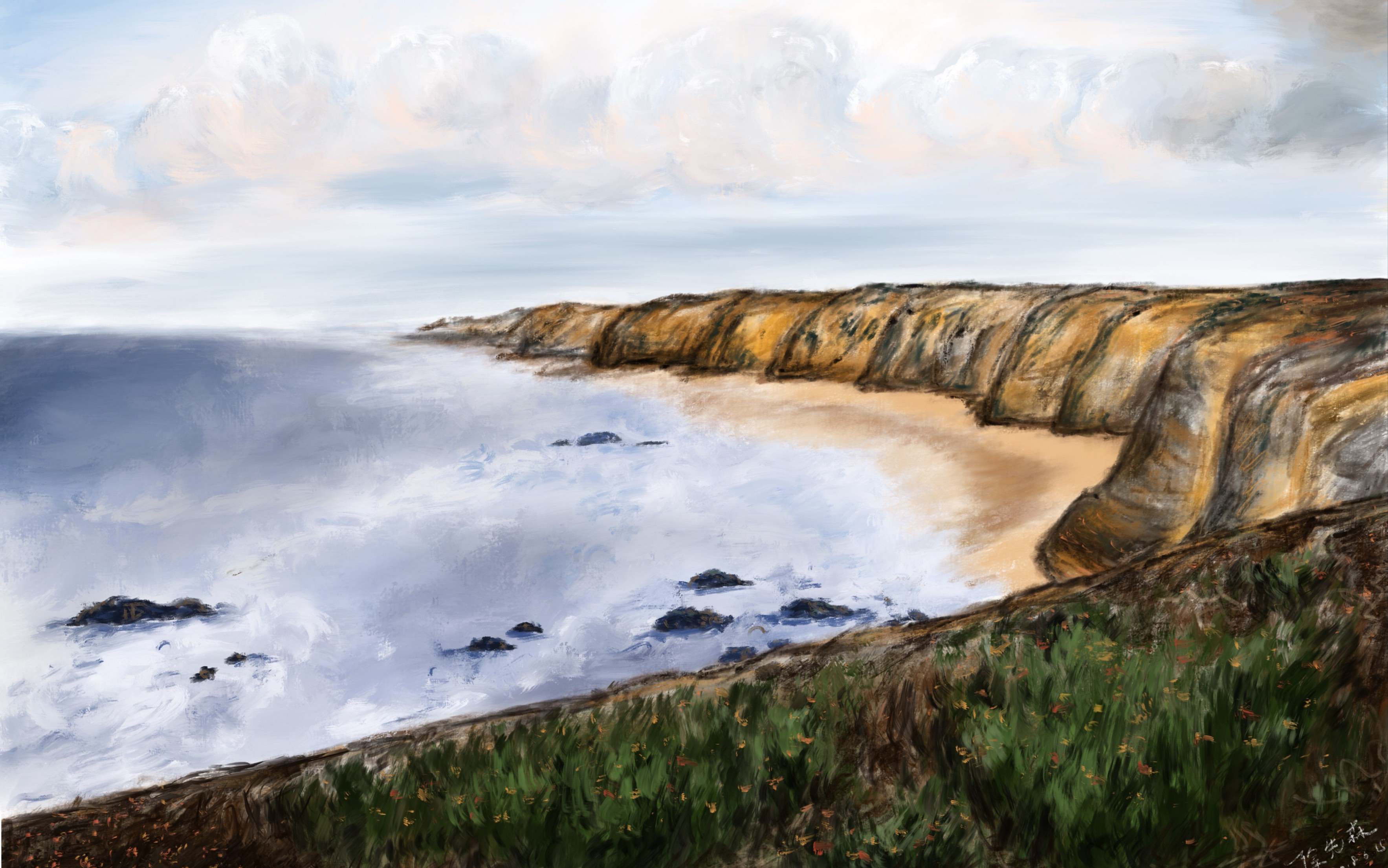 "海岸" 深圳徐先森 ipad pro 12.9寸   apple pencil