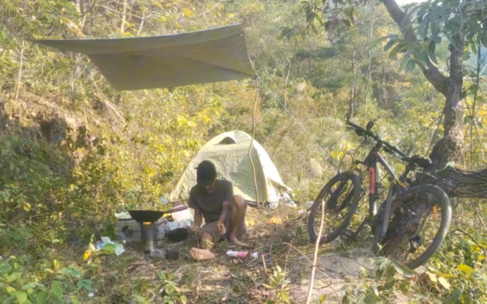 游钓到岩滩水库,找到个人迹罕至的地方,准备在这里定居一段时间哔哩哔哩bilibili