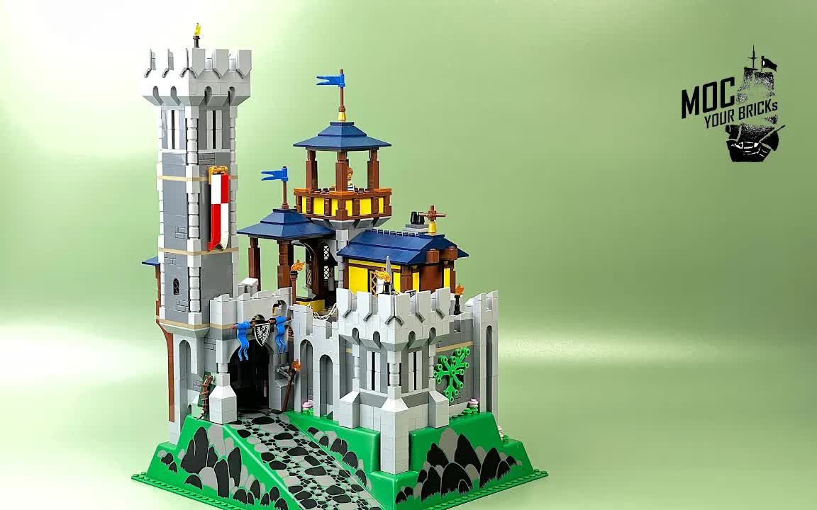 乐高中世纪城堡moc乐高31120全面升级版