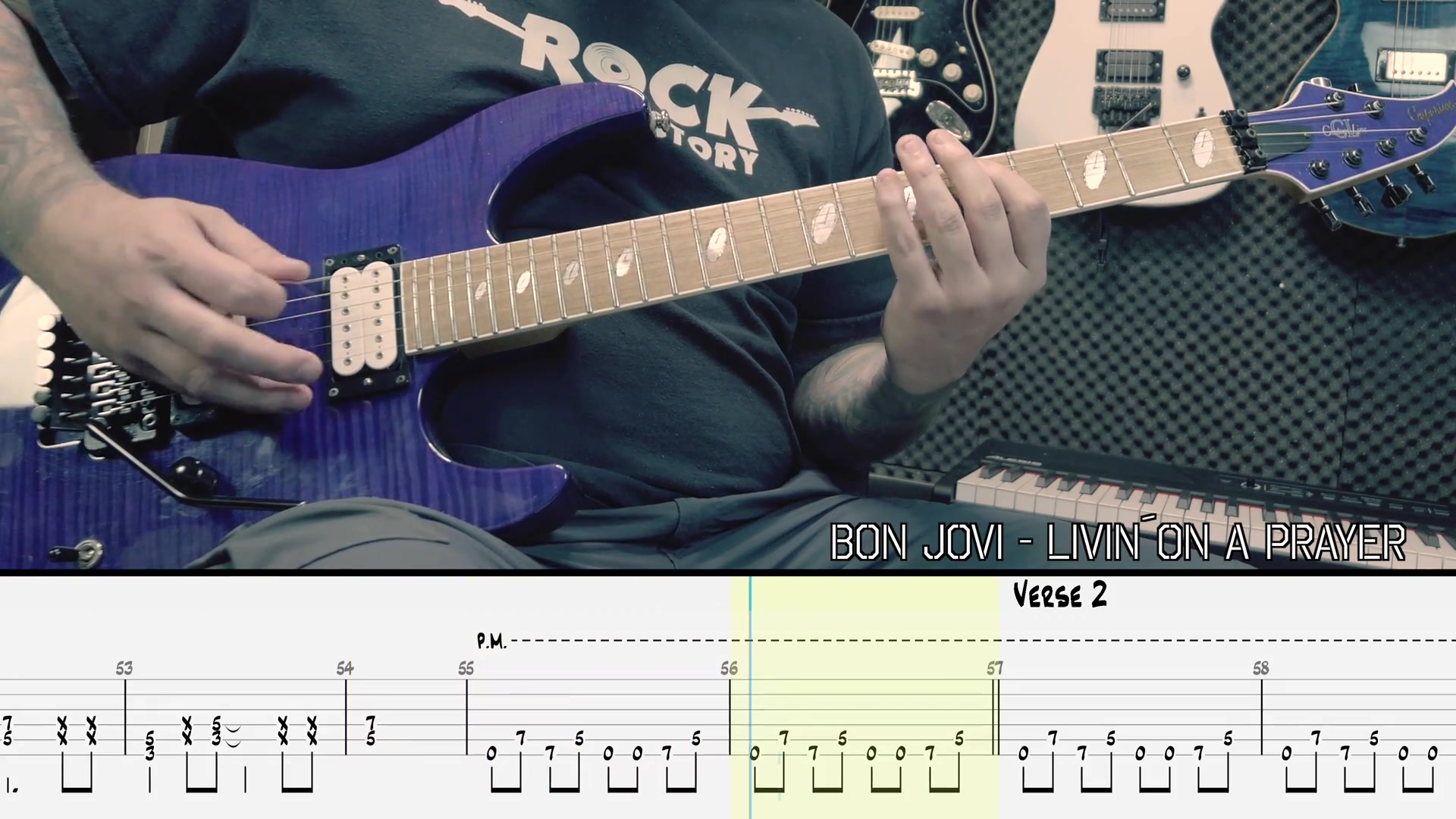 [图]BON JOVI - Livin´on a prayer [GUITAR COVER + TAB]