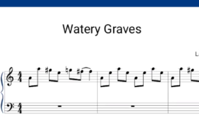 扒谱植物大战僵尸泳池bgmwaterygraves简版五线谱管乐可奏
