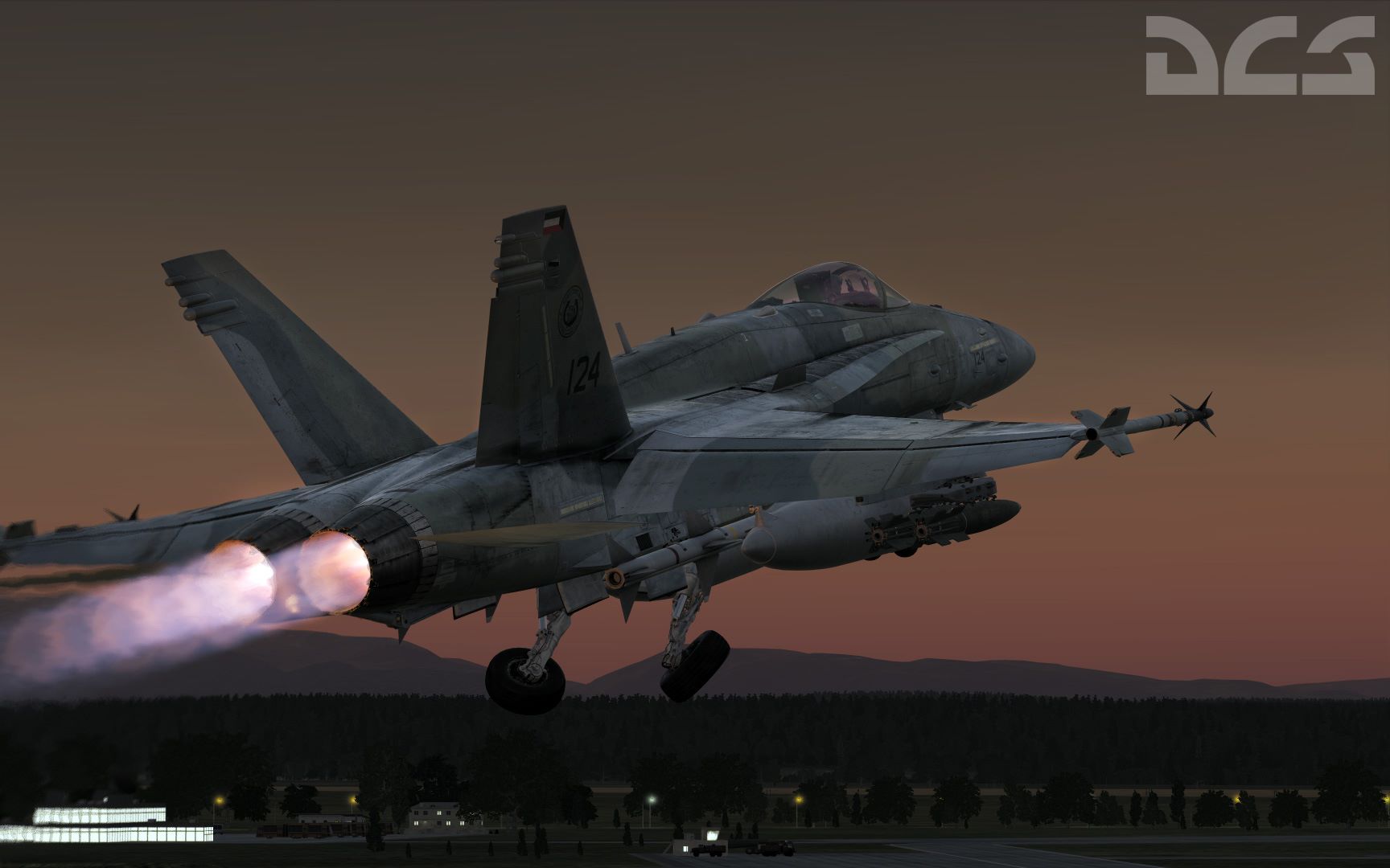 【dcs world】燃向剪辑: f/a-18c 紧急空中支援