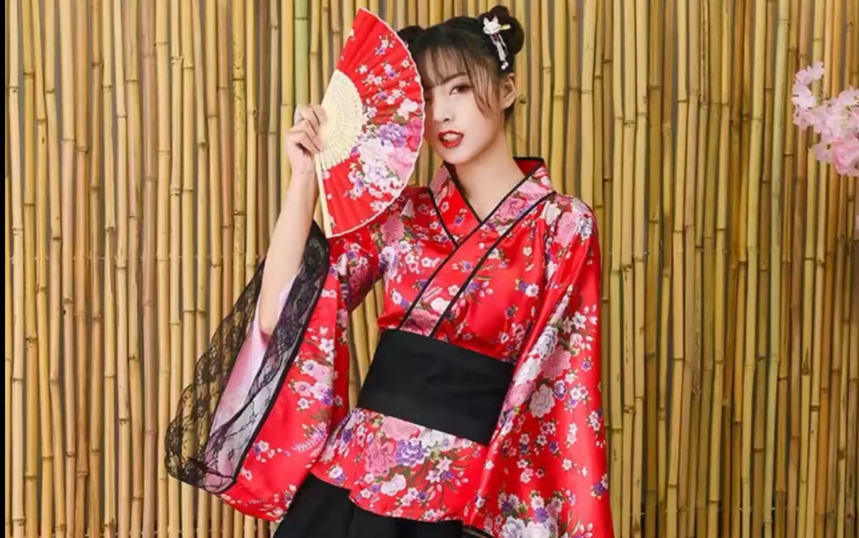 日式cosplay动漫古装日系可爱少女风花火大会日本和服_哔哩哔哩_bili