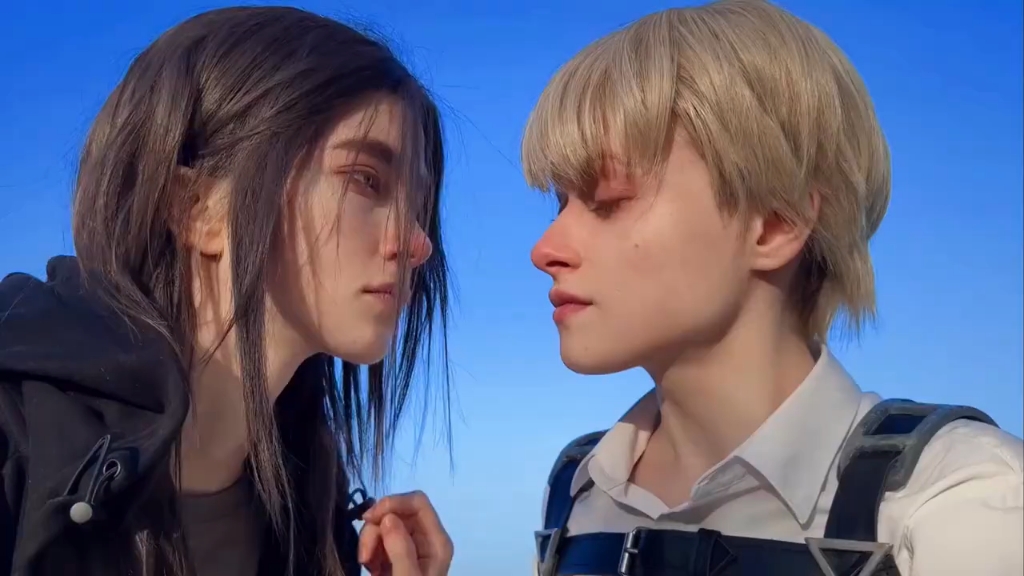 仙品!艾伦 阿尔敏 进击的巨人