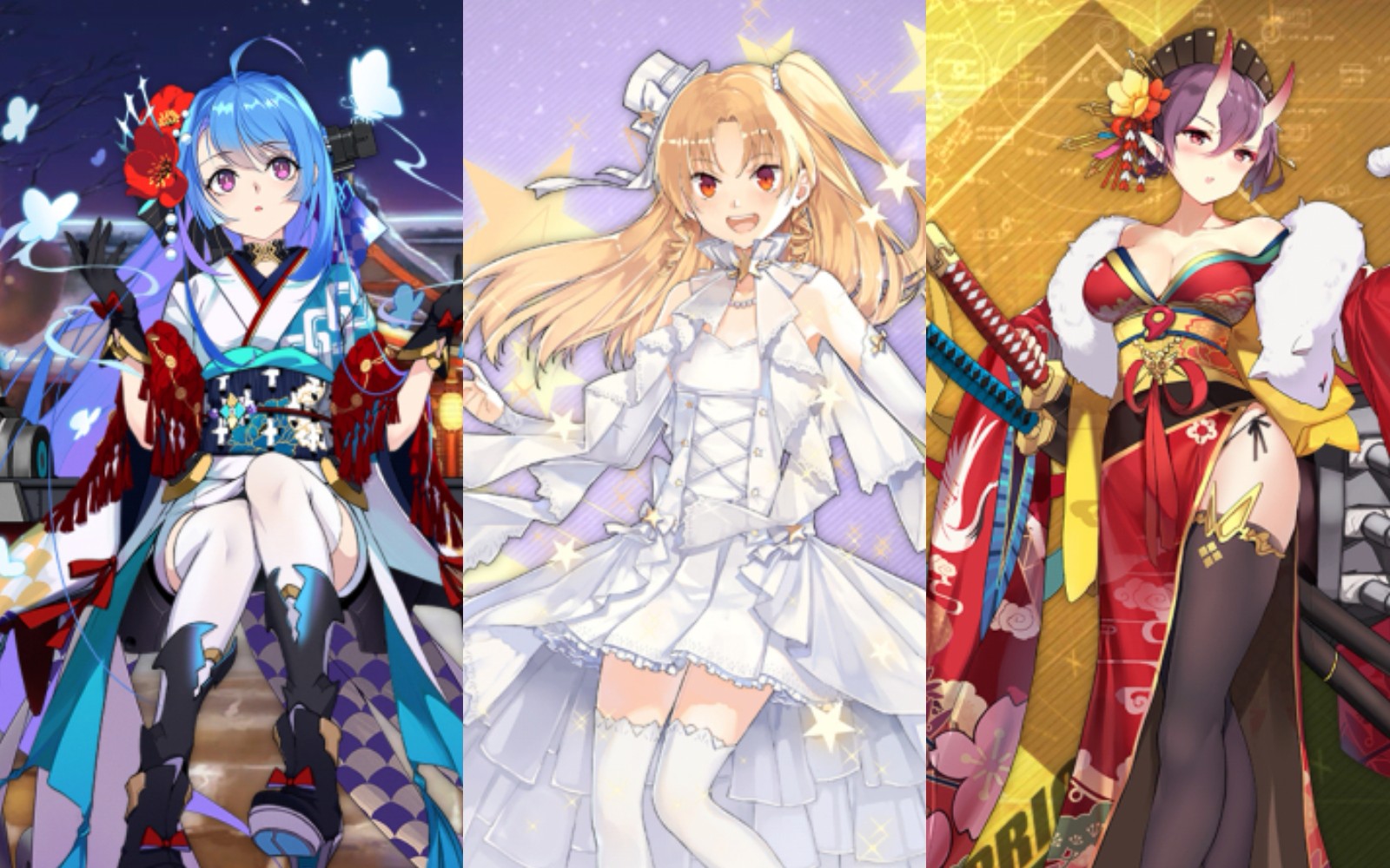 【舰b日服】2019新年皮肤语音集随录整合:海妈浴衣,克爹婚纱,出云和服