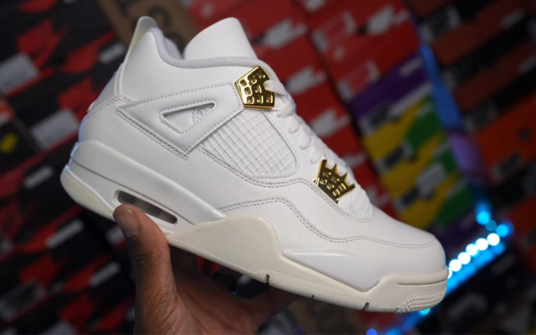 wmns air jordan 4代 metallic gold 白金 女款 aj4|jtsg