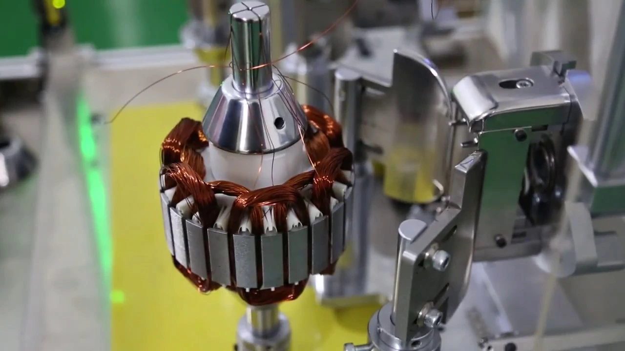 马达 - 风扇电机双站外槽定子绕线机