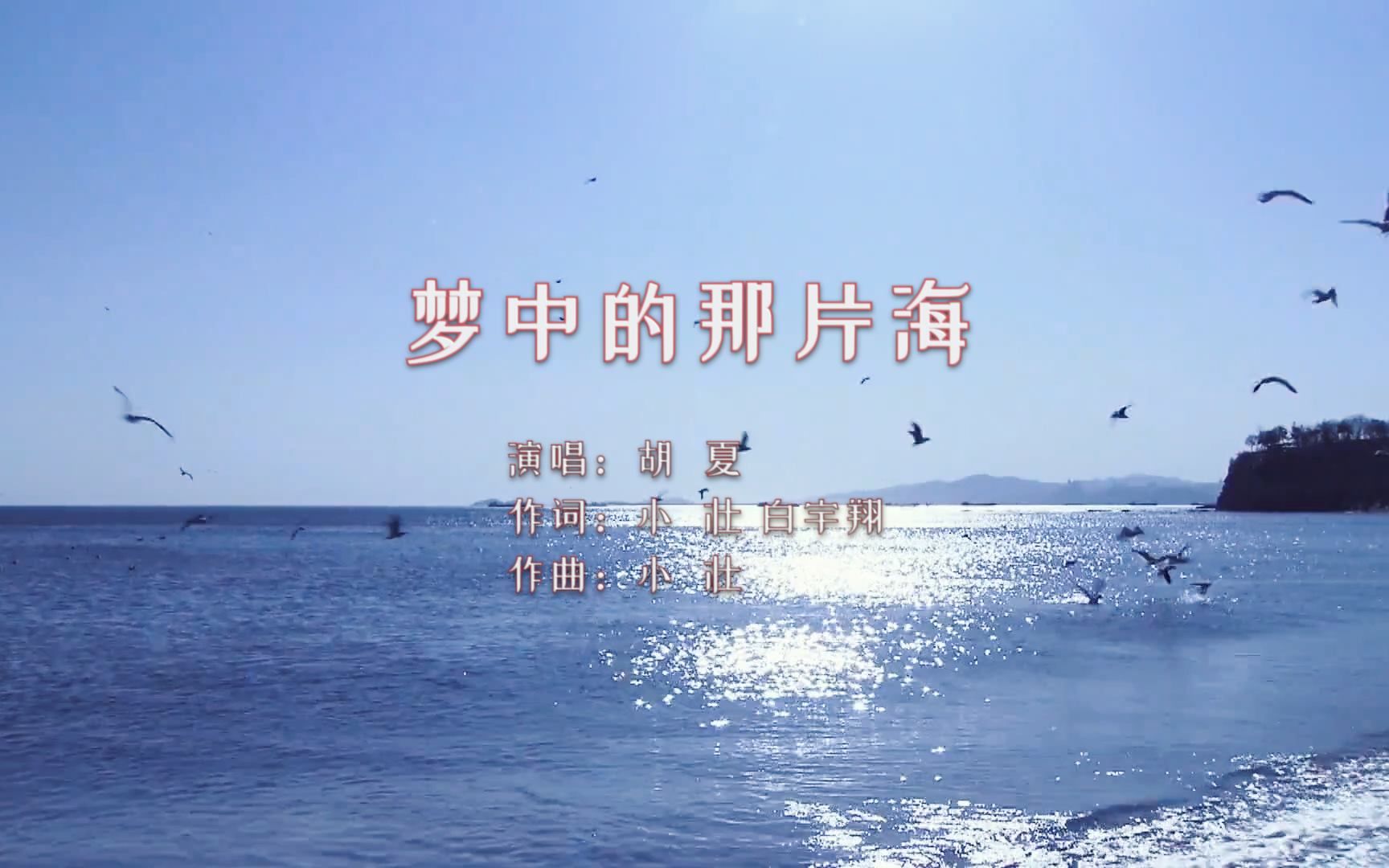 【音乐】胡夏《梦中的那片海》:在平凡的日子里,奋斗的路上总是有光的!哔哩哔哩bilibili