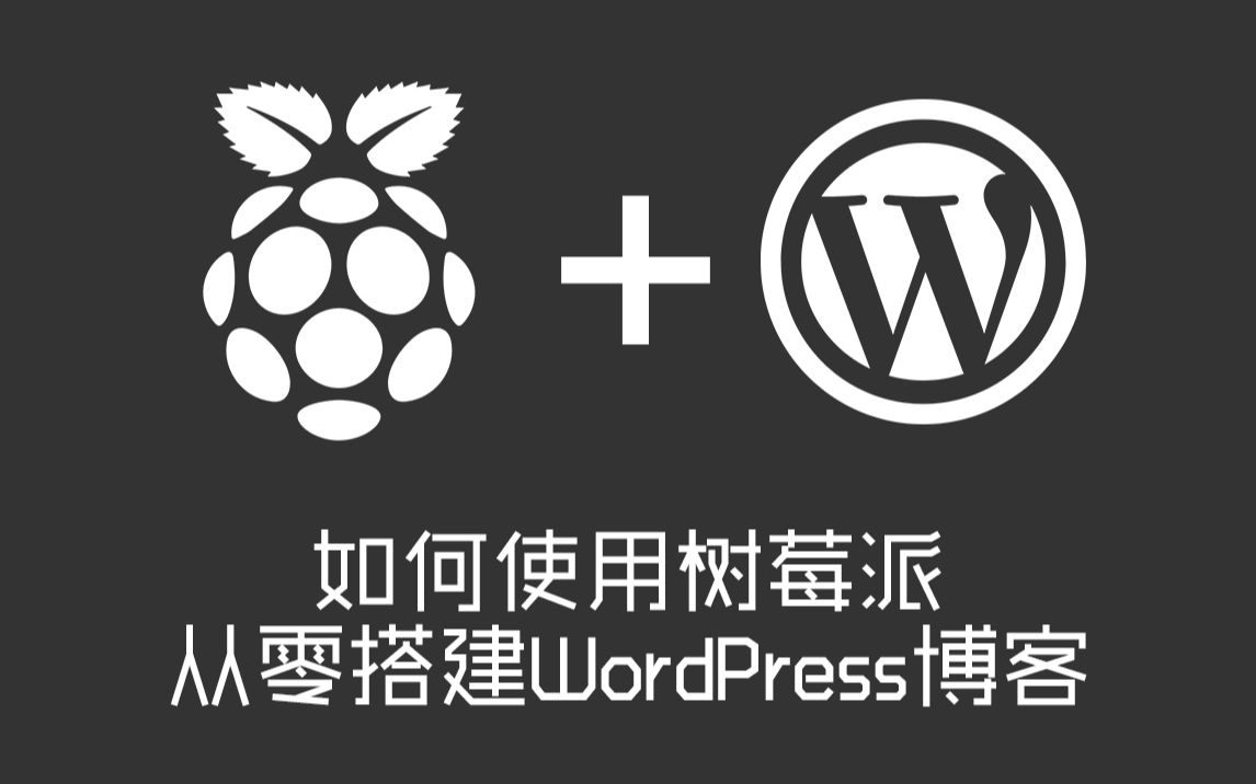 【快辰】如何使用树莓派从零搭建WordPress博客哔哩哔哩bilibili