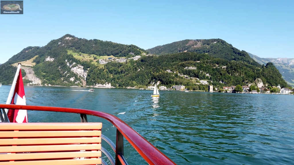 『水上看风景』在瑞士卢塞恩湖上乘船