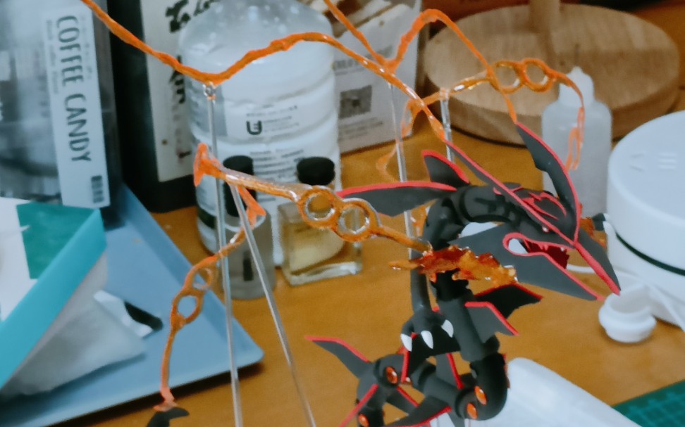 精灵宝可梦超轻黏土diy裂空座