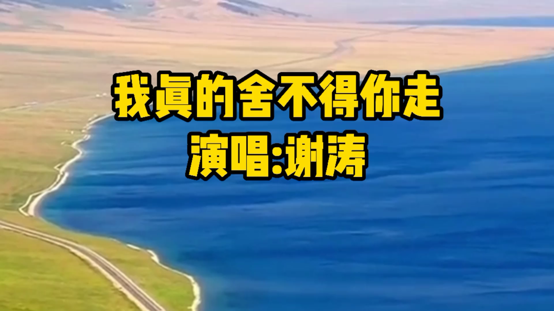 谢涛一首经典老歌《我真的舍不得你走》,爱你我还爱不够_哔哩哔哩