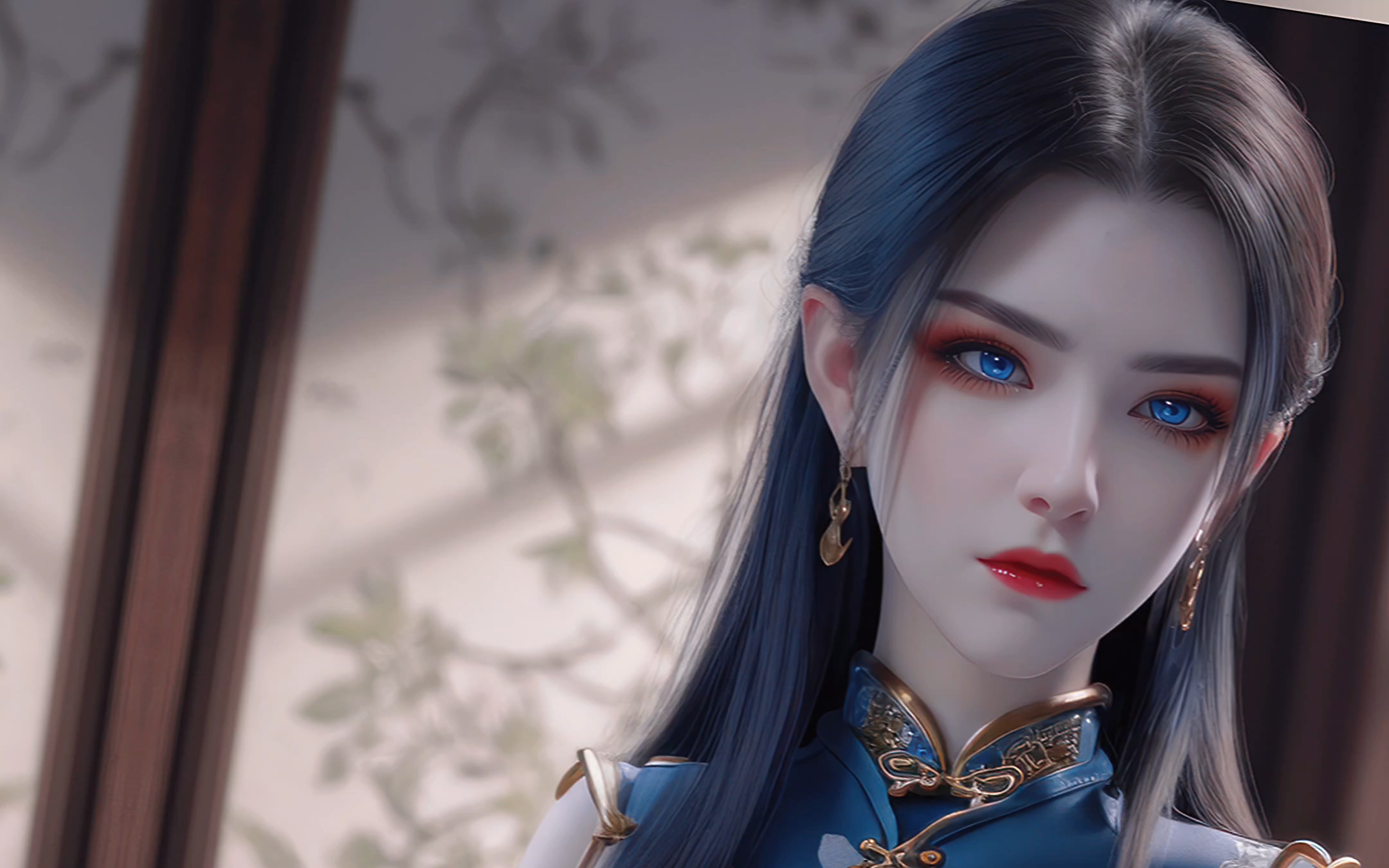 美杜莎美艳旗袍