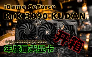 Скачать видео: 【年度最贵的显卡开箱 3090九段】iGame GeForce RTX 3090 Kudan 七彩虹