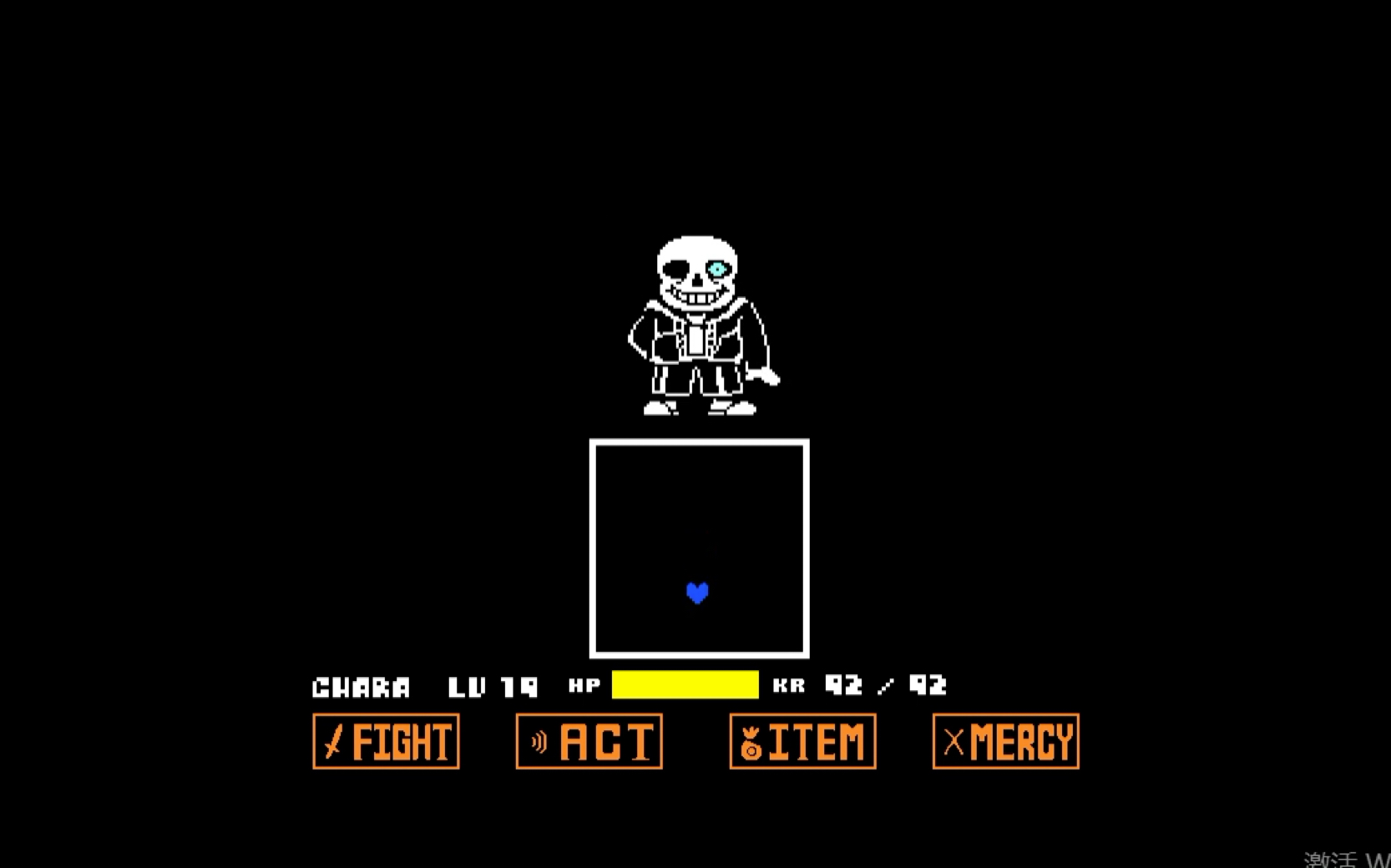 差点通关原版sans!(萌新的挣扎)